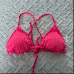 Wild Fable Ribbed Bikini Top